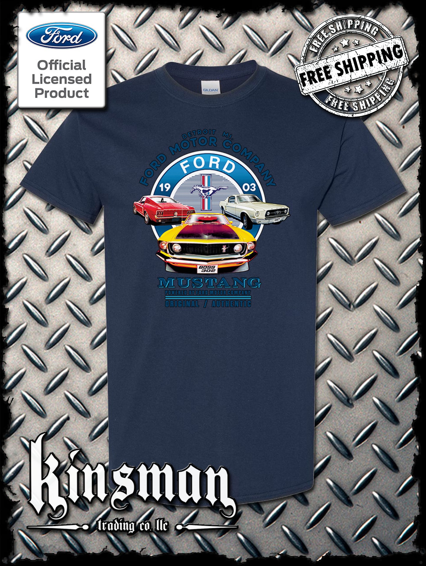 Ford Mustang Circle Logo T-Shirt