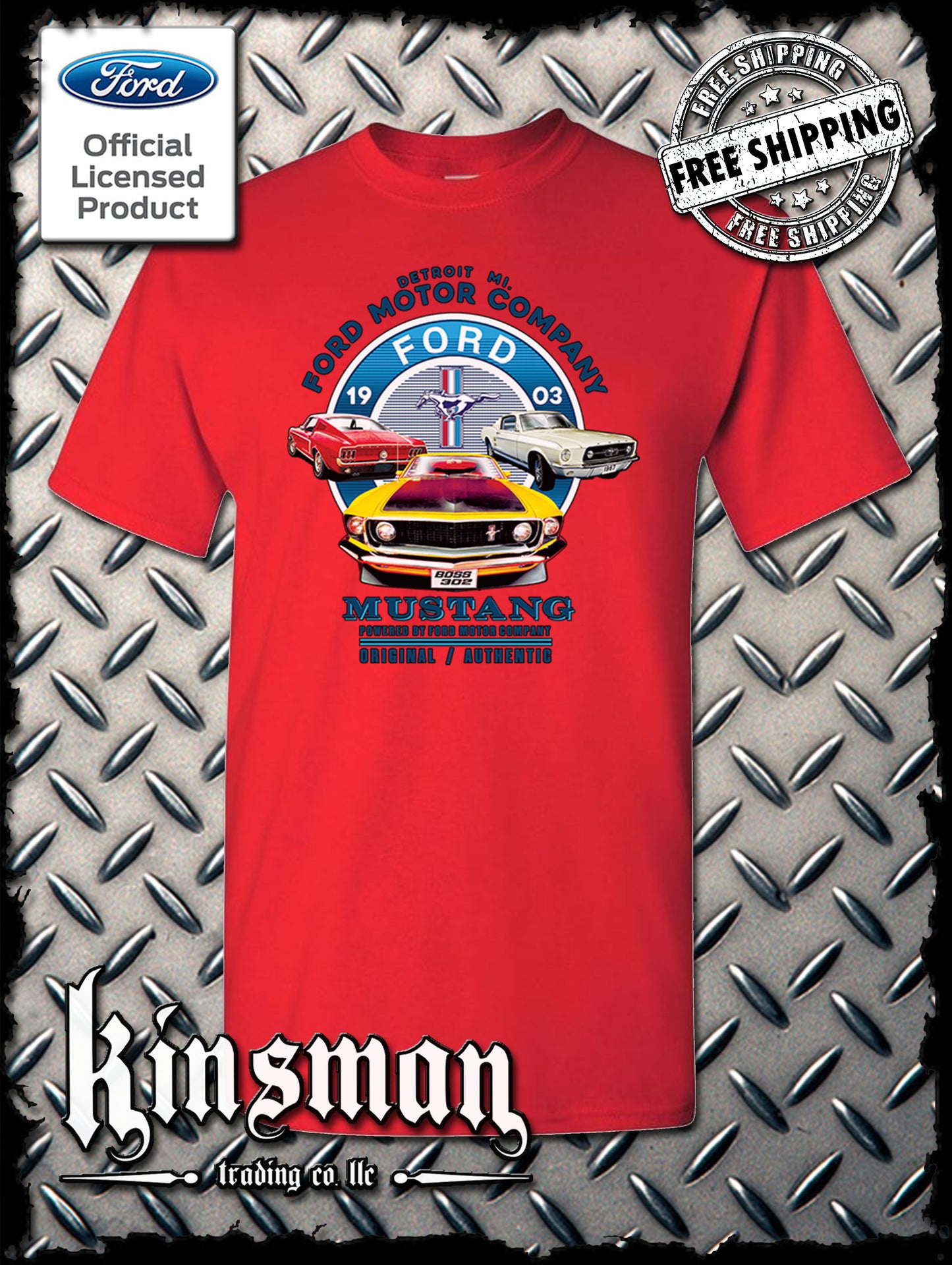Ford Mustang Circle Logo T-Shirt