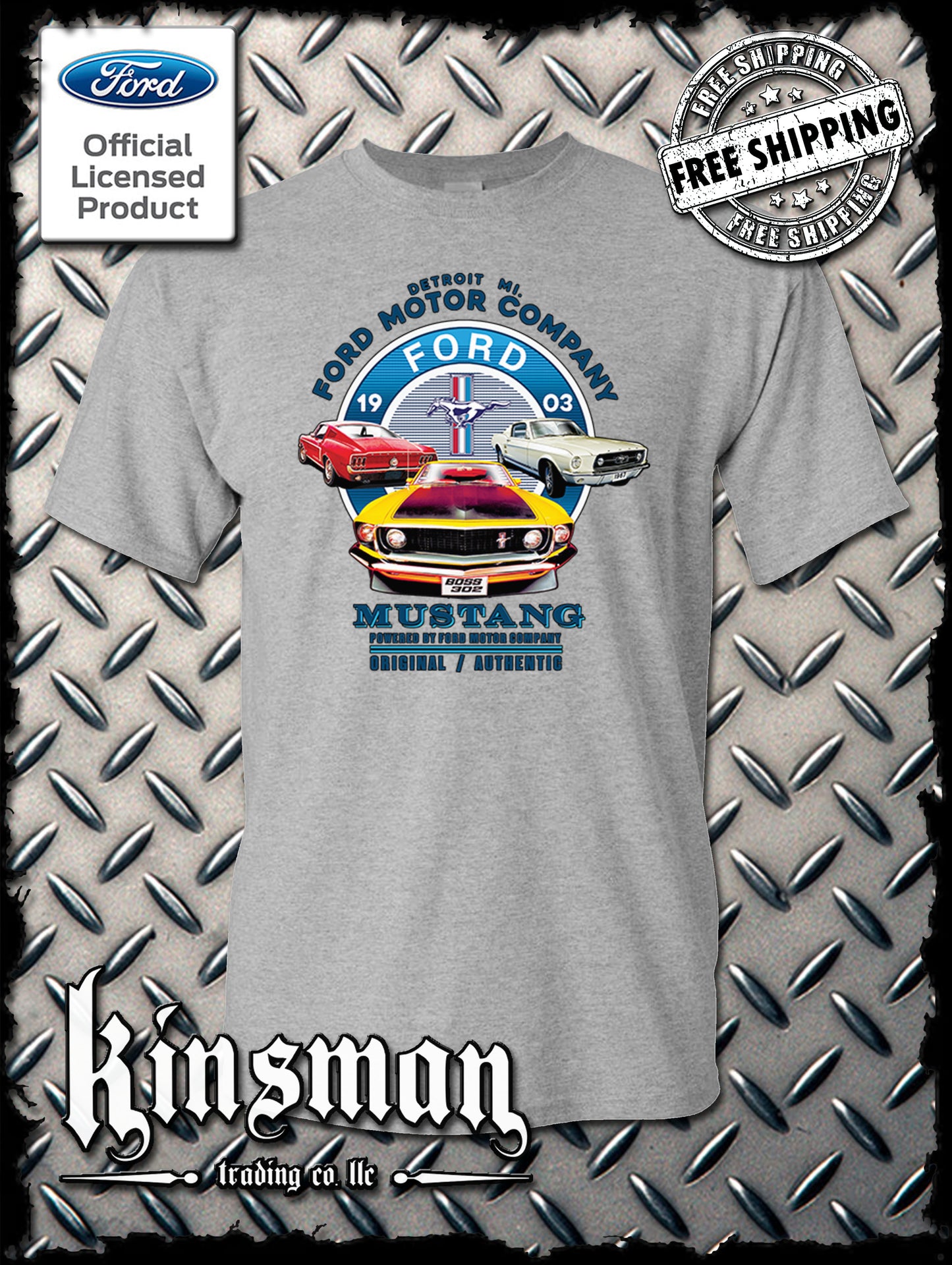 Ford Mustang Circle Logo T-Shirt