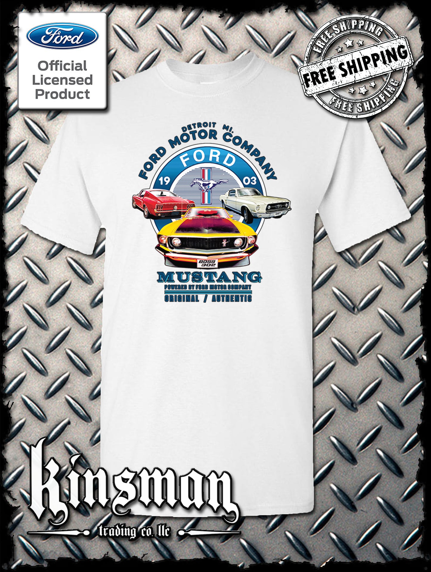 Ford Mustang Circle Logo T-Shirt