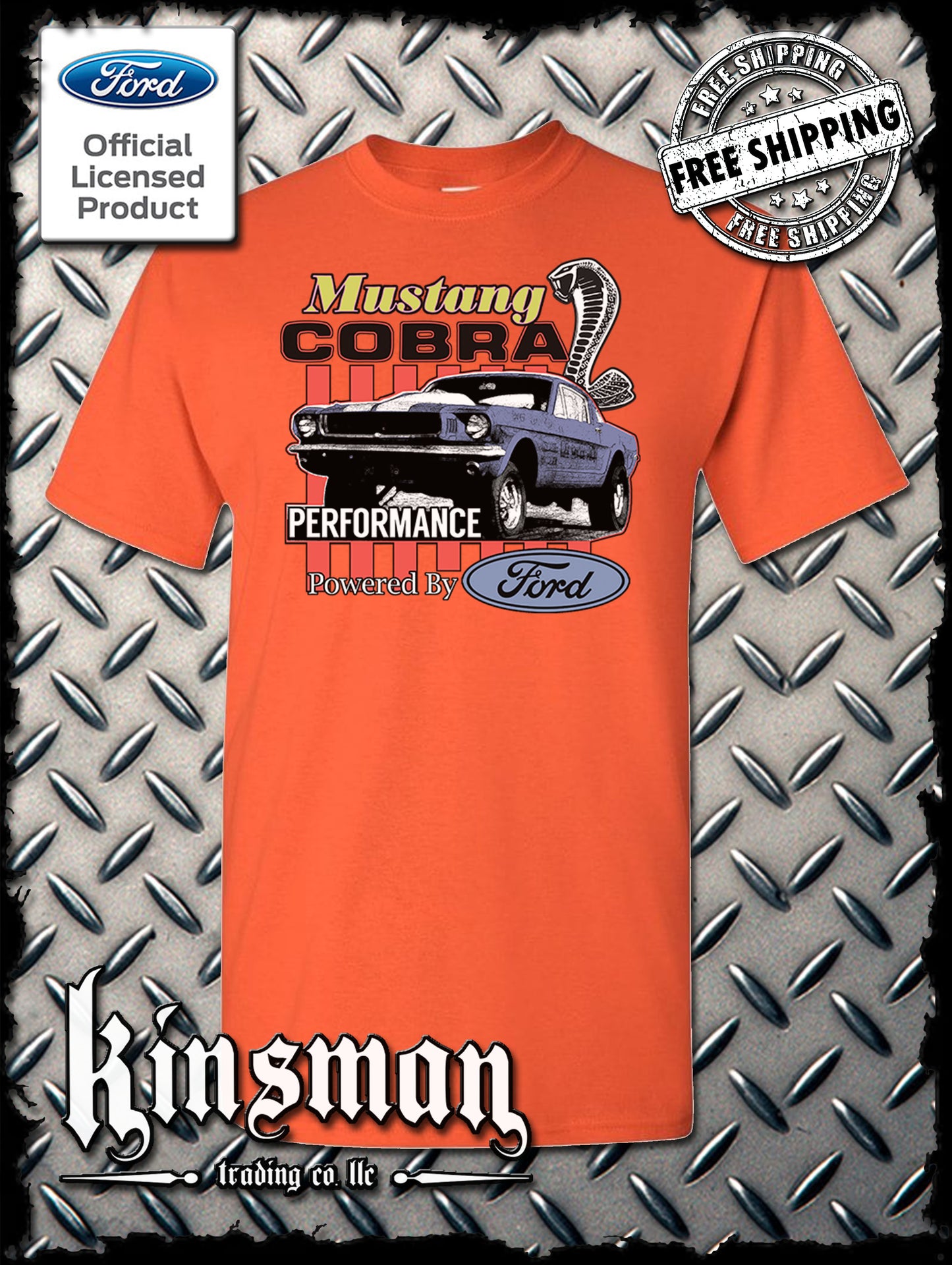 Ford Mustang Cobra Performance T-Shirt / Carroll Shelby GT 500