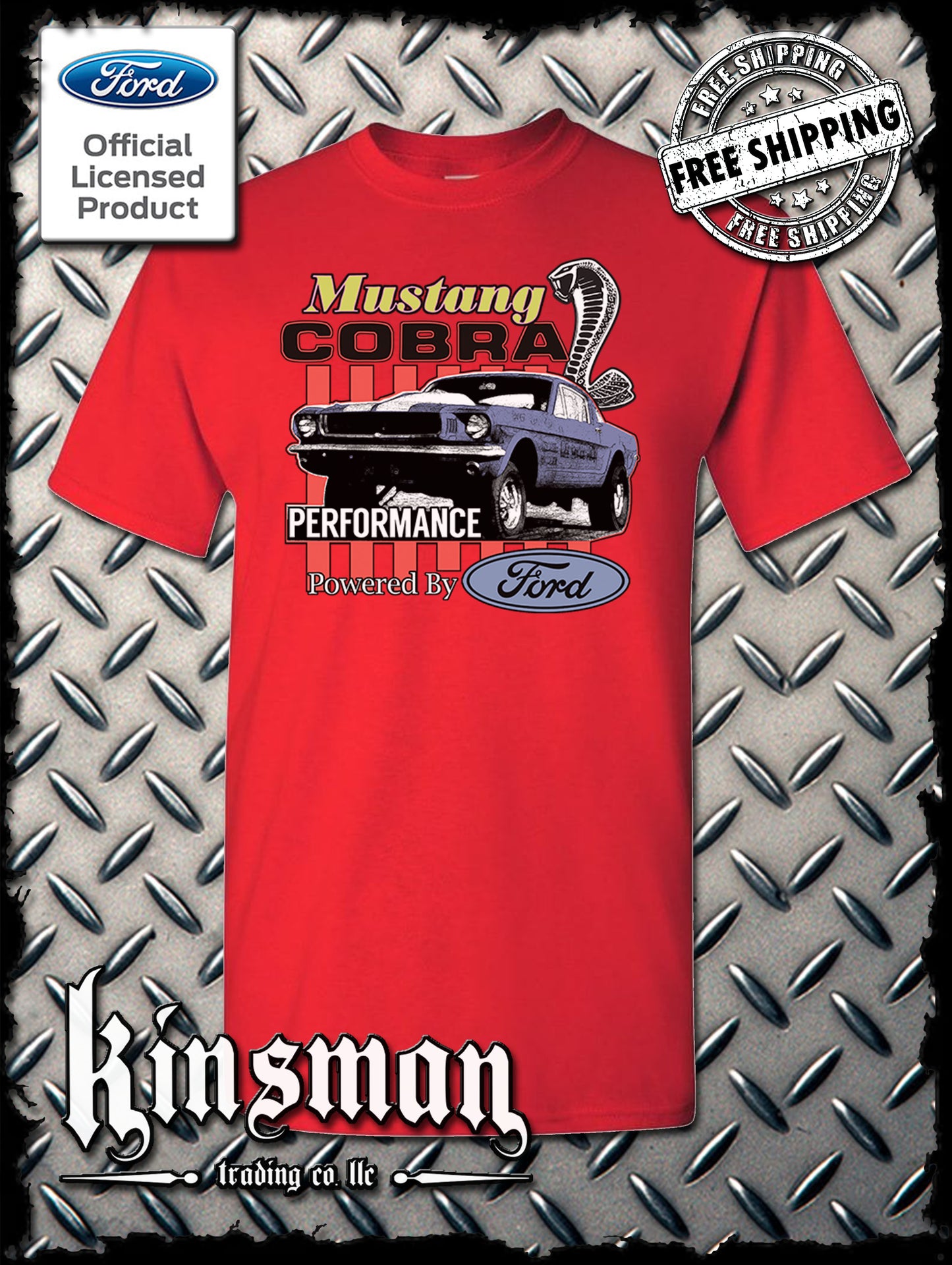 Ford Mustang Cobra Performance T-Shirt / Carroll Shelby GT 500