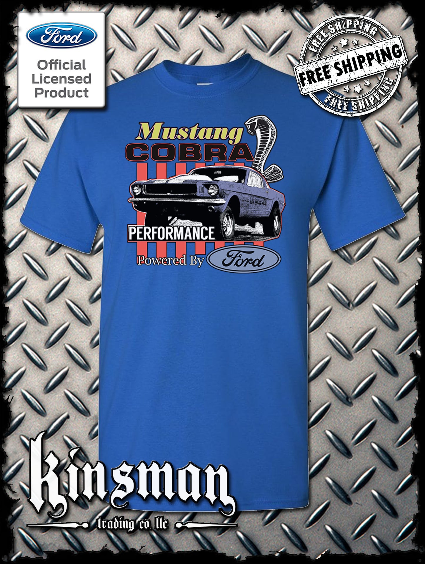 Ford Mustang Cobra Performance T-Shirt / Carroll Shelby GT 500