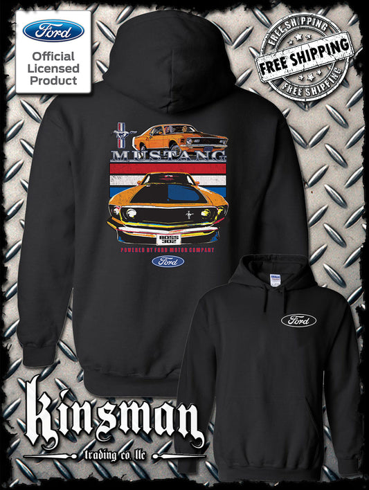 Mustang Powered By Ford Hoodie / Sweatshirt Carroll Shelby GT 500