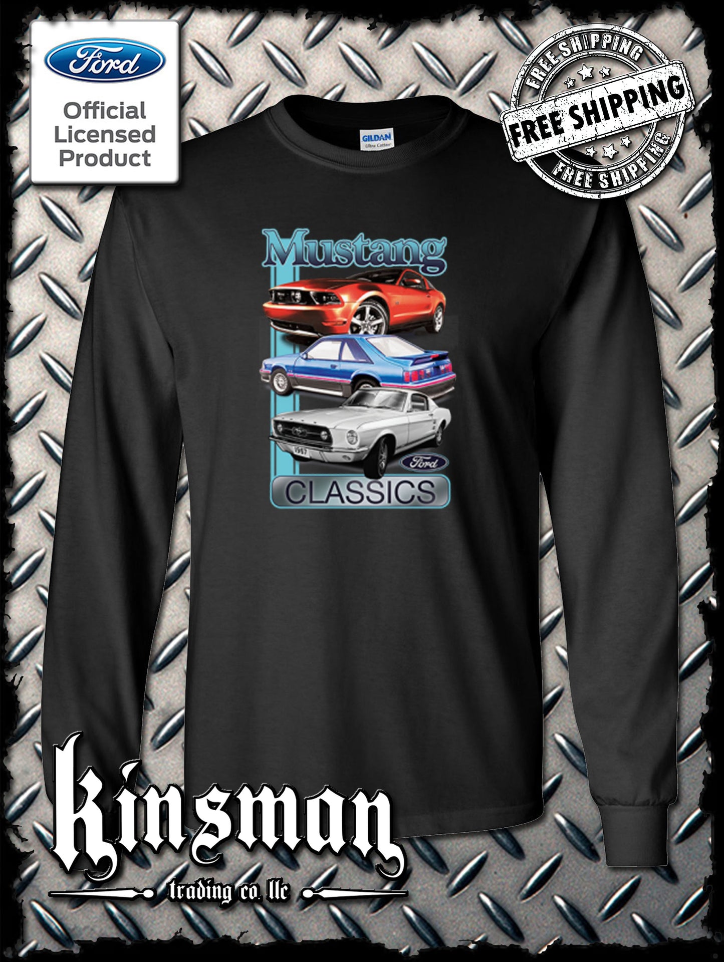 Ford Mustang Classics Long Sleeve T-Shirt