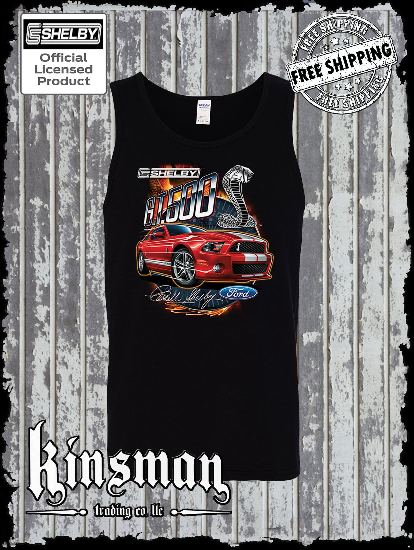Mustang Shelby / Ford Tank Top T-Shirt