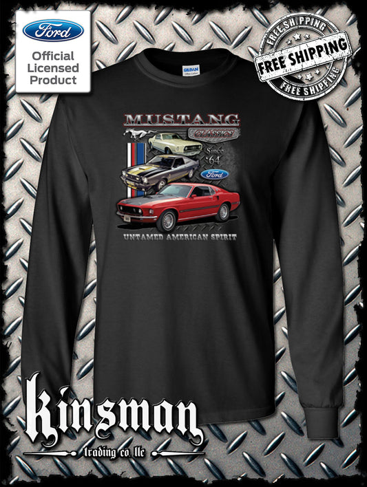 Ford Mustang Untamed Since '64 Long Sleeve T-Shirt