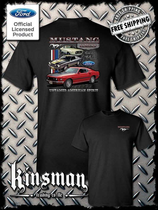 Ford Mustang Untamed Since '64 2-Sided T-Shirt