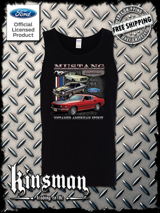 Ford Mustang Untamed Since '64 Tank Top T-Shirt