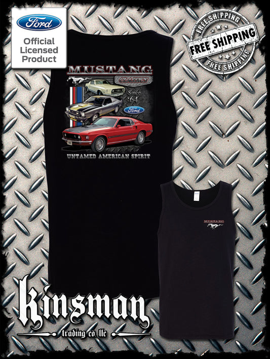 Ford Mustang Untamed Since '64 2-Sided Tank Top T-Shirt