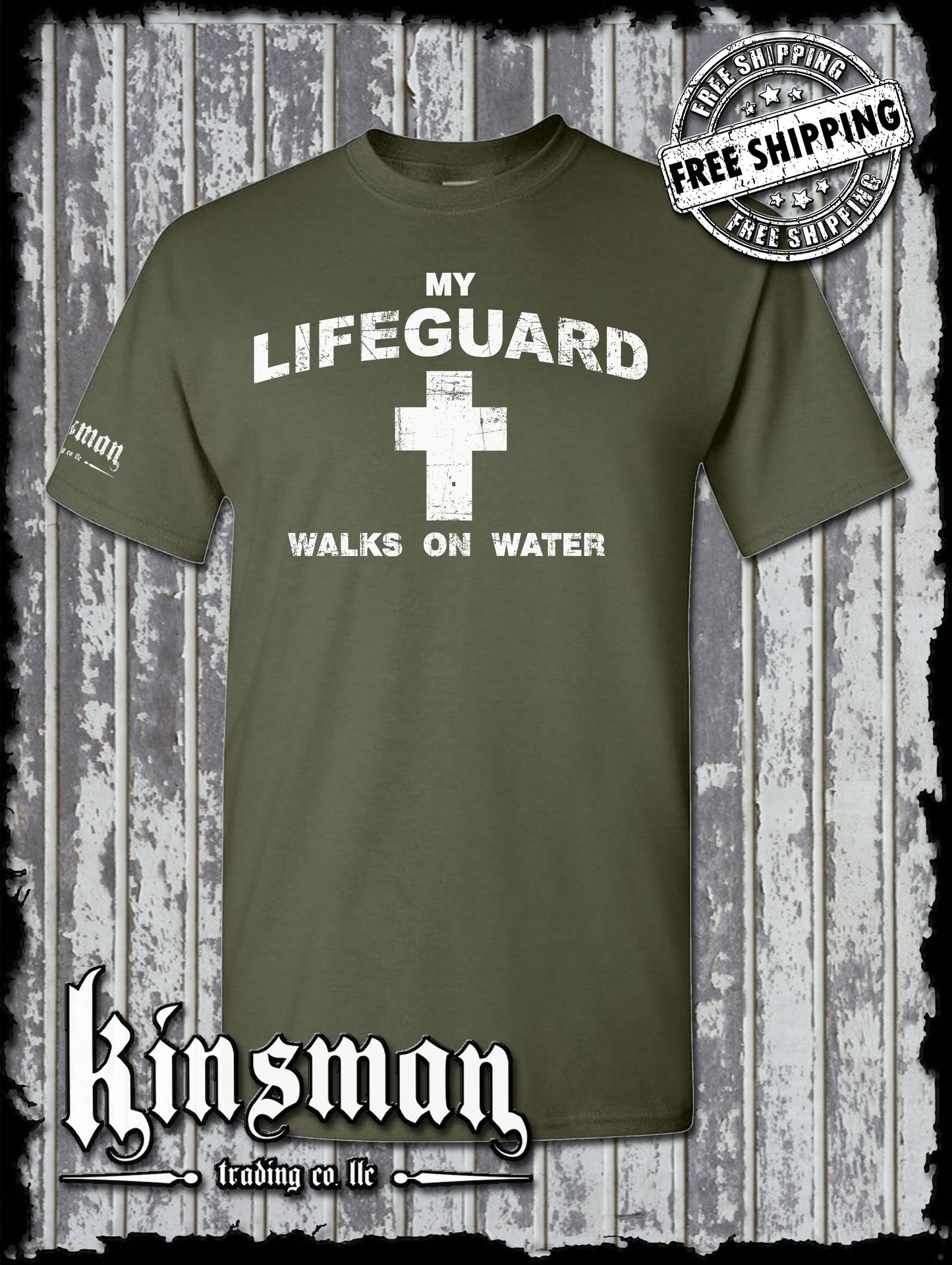 My Lifeguard Walks On Water T-Shirt