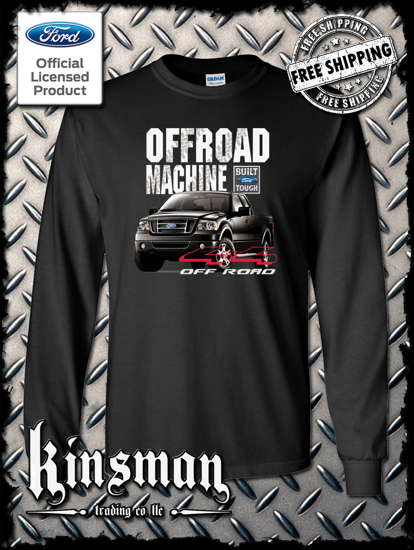 Ford F-150 Off Road Machine Long Sleeve T-Shirt - Official Licensed Product