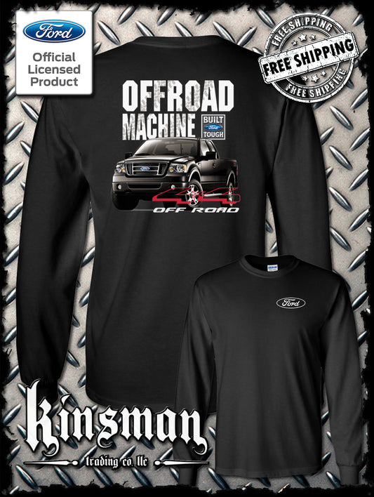 Ford F-150 Off Road Machine 2-Sided Long Sleeve T-Shirt - Official Licensed Product