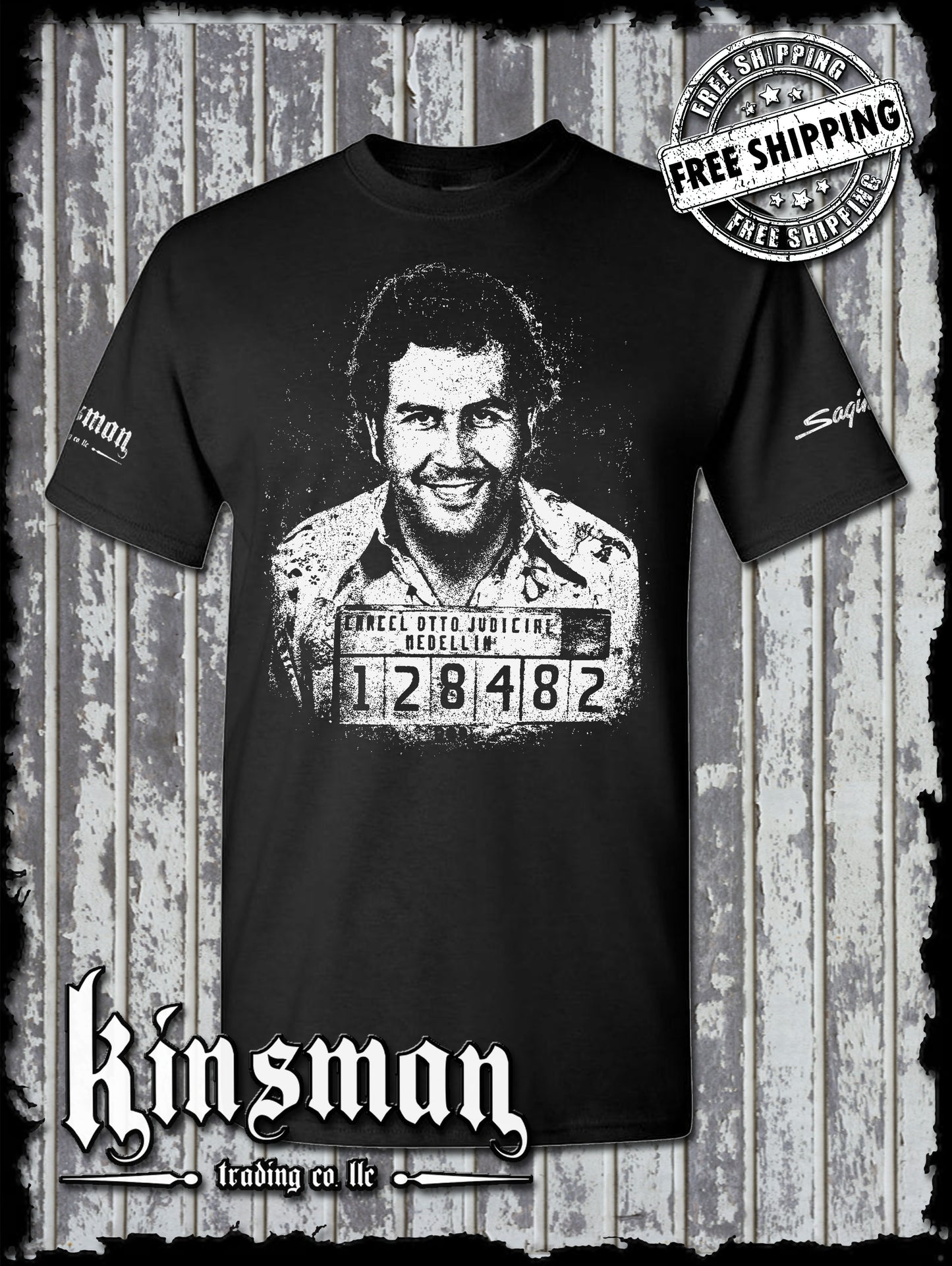 Pablo Escobar Mug Shot T-Shirt
