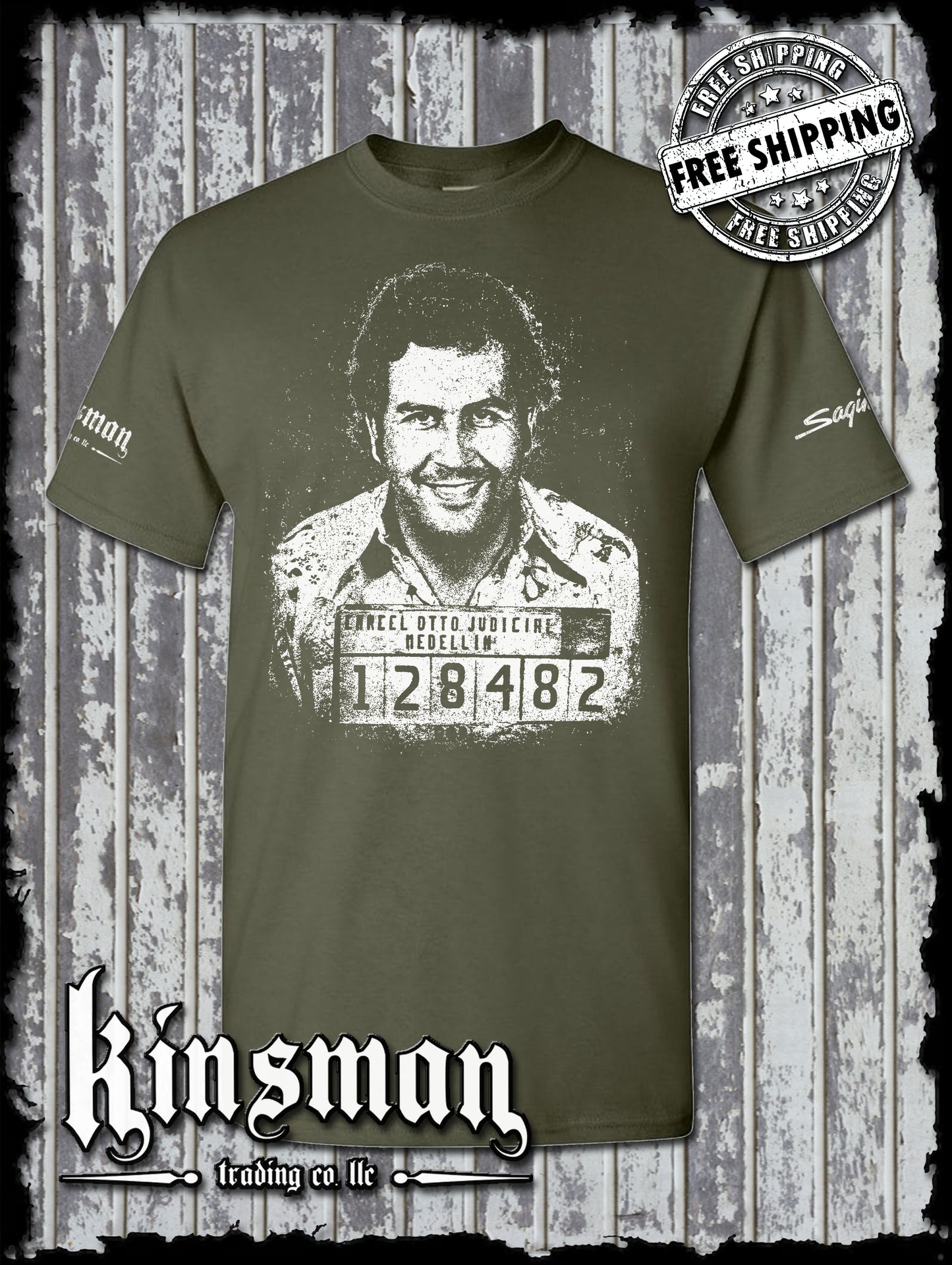 Pablo Escobar Mug Shot T-Shirt