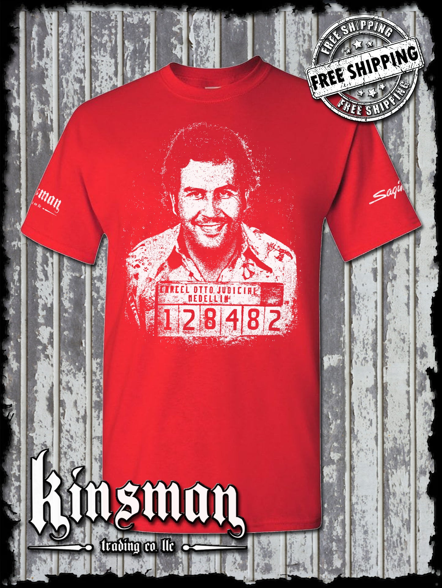 Pablo Escobar Mug Shot T-Shirt