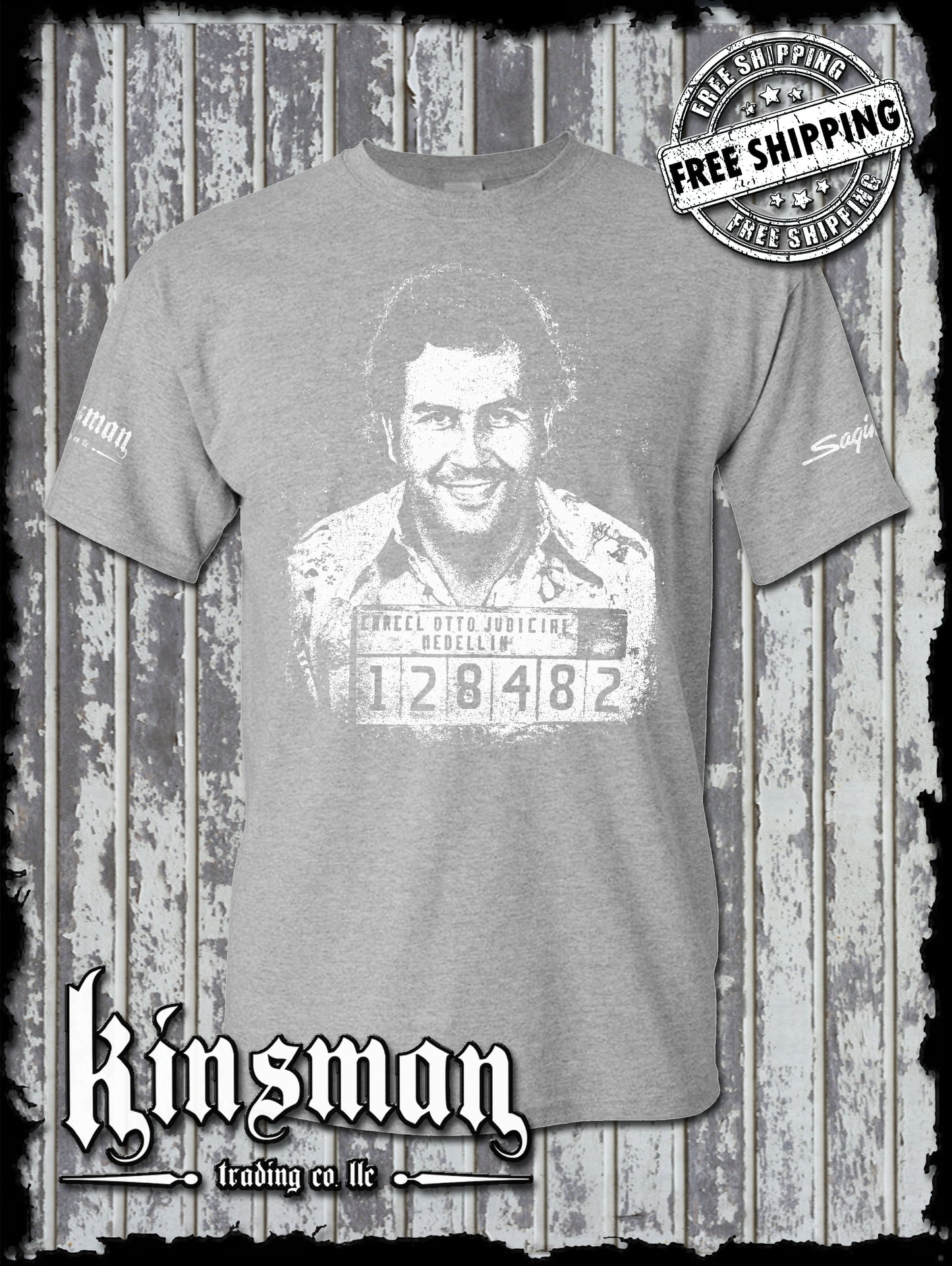Pablo Escobar Mug Shot T-Shirt