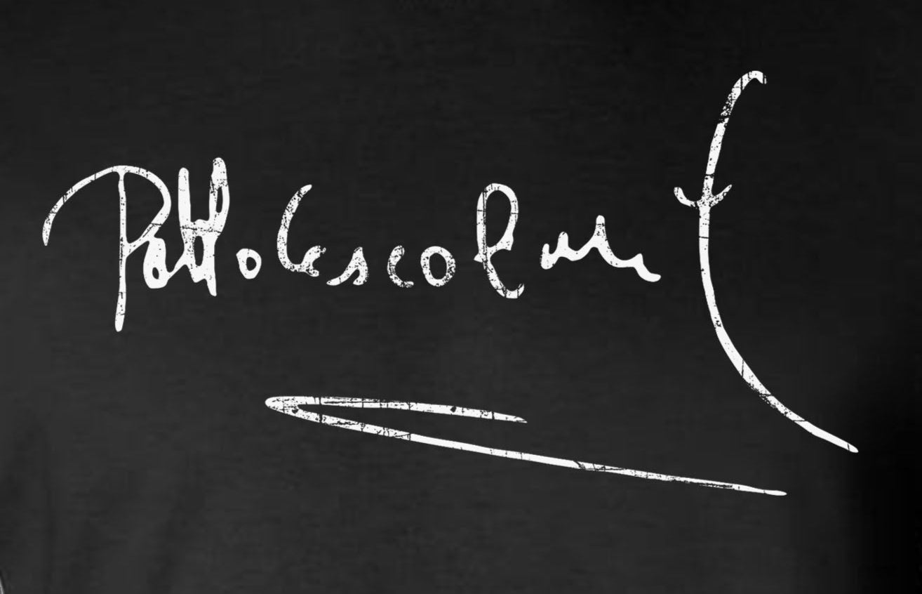 Pablo Escobar Signature T-Shirt -NARCOS Cocaine Plata O Plomo Marijuana Weed 420