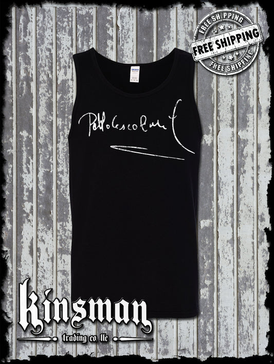 Pablo Escobar Signature Tank Top T-Shirt - Colombia NARCOS Plata O Plomo