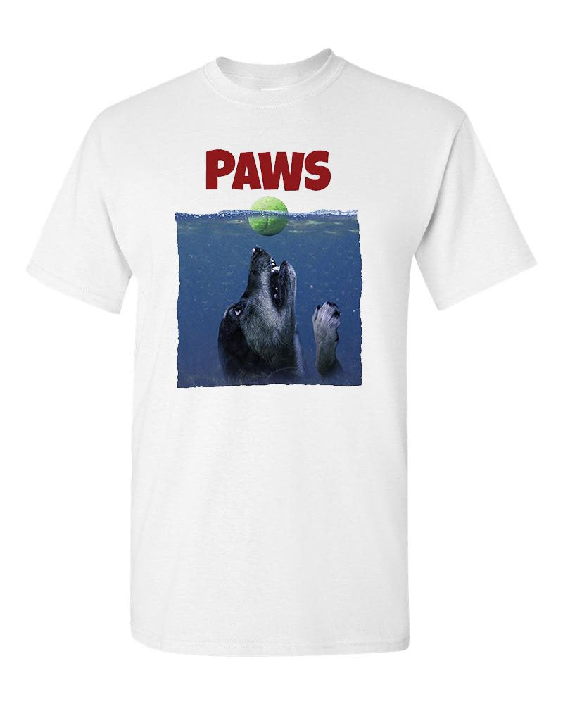 PAWS Funny Parody Dog T-Shirt / Animal Lovers Pet Man's Best Friend Puppy Love