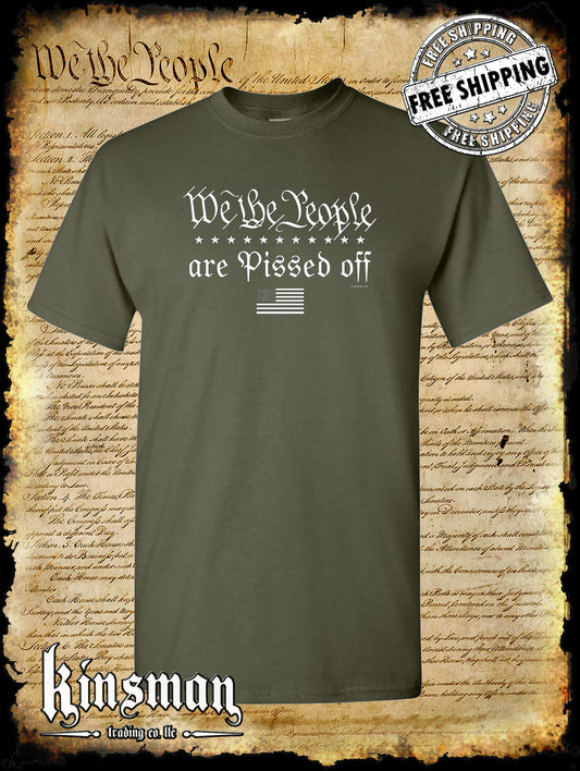 We The People Are PISSED Off Stars T-Shirt
