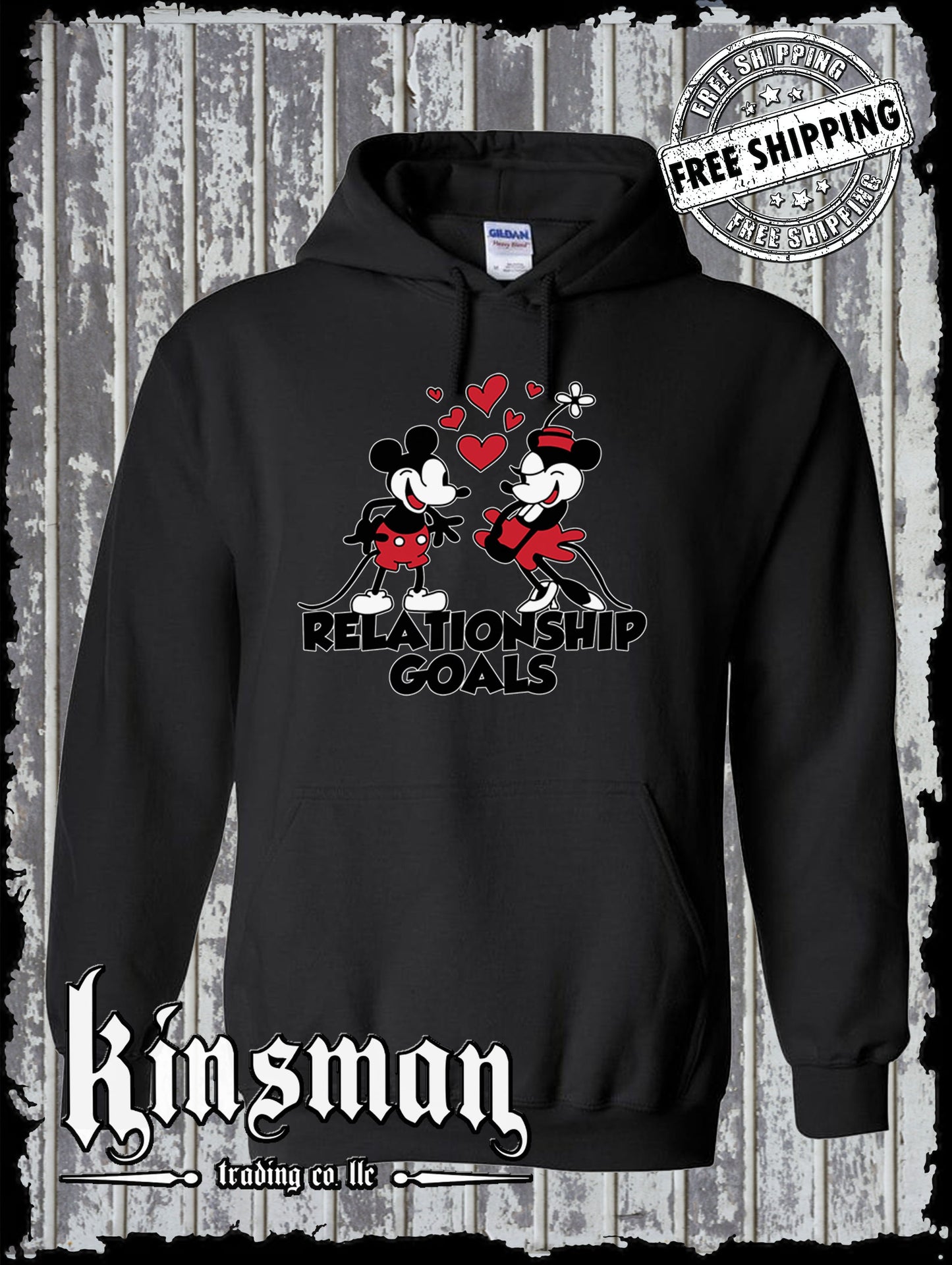 Steamboat Willie Relationship Goals Hoodie / Sweatshirt Cartoon Mouse