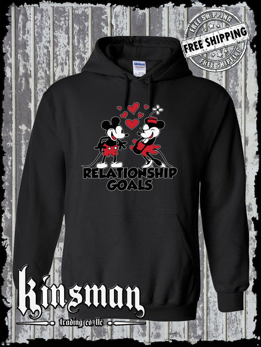 Steamboat Willie Relationship Goals Hoodie / Sweatshirt Cartoon Mouse