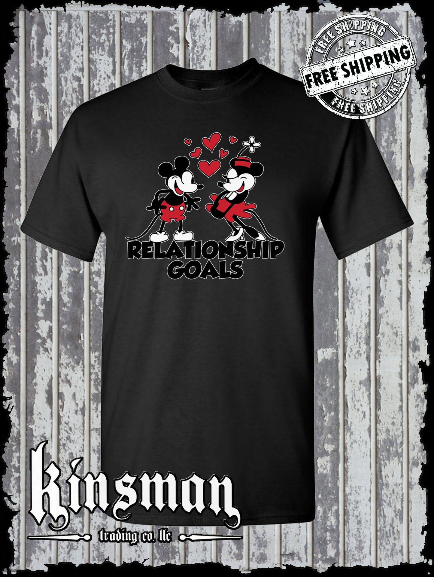 Steamboat Willie Relationship Goals T Shirt / Cartoon Mouse