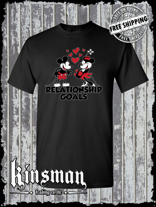Steamboat Willie Relationship Goals T Shirt / Cartoon Mouse