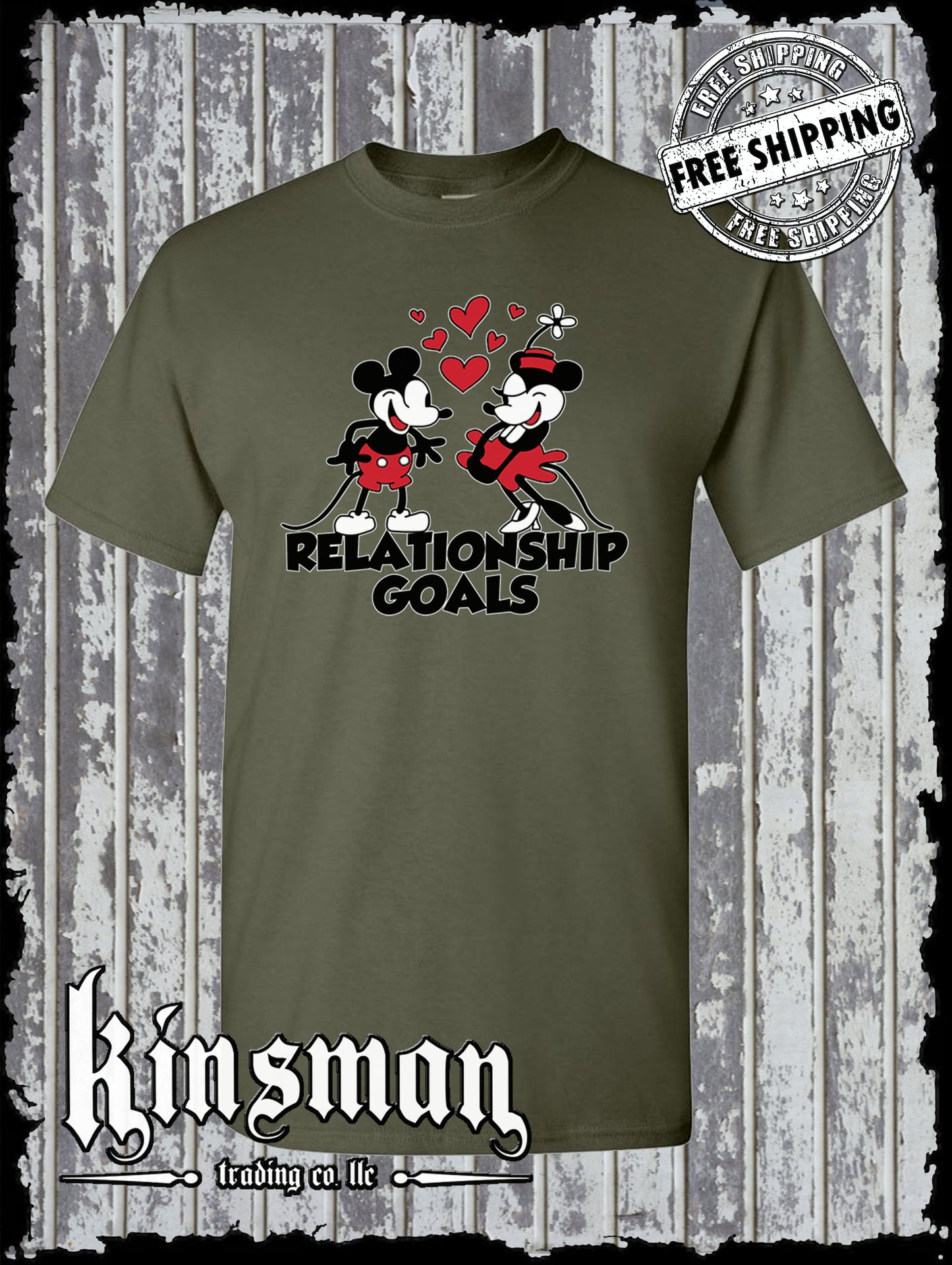 Steamboat Willie Relationship Goals T Shirt / Cartoon Mouse