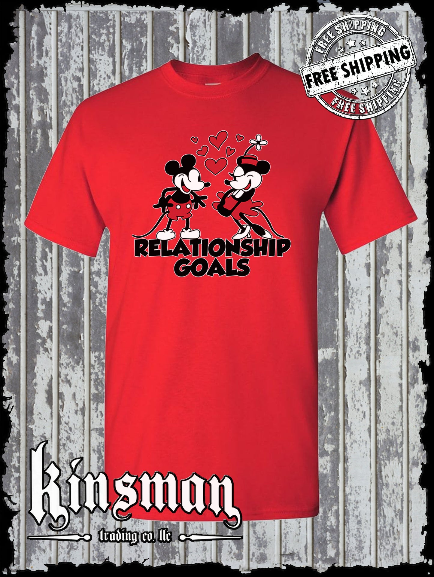 Steamboat Willie Relationship Goals T Shirt / Cartoon Mouse