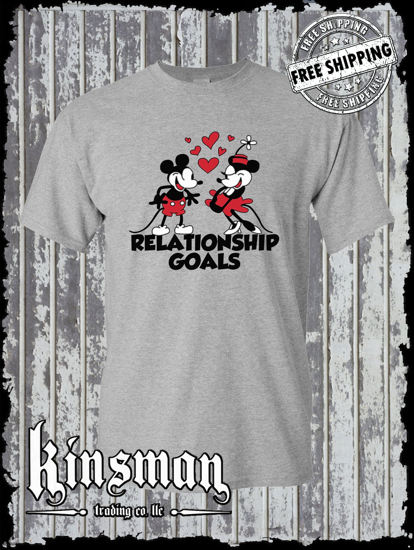 Steamboat Willie Relationship Goals T Shirt / Cartoon Mouse
