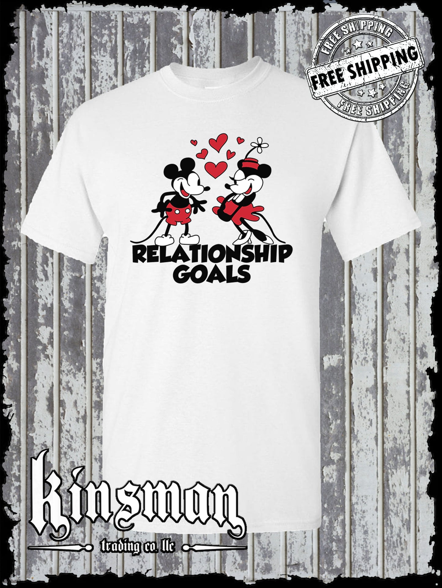 Steamboat Willie Relationship Goals T Shirt / Cartoon Mouse
