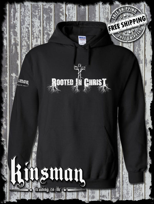 Rooted In Christ Hoodie / Sweatshirt - Jesus Christian Catholic God Bible Faith Cross