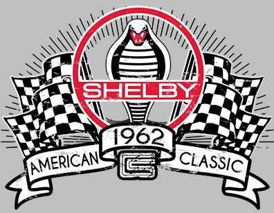 Carroll Shelby Racing Flags 2-Sided Tank Top T-Shirt