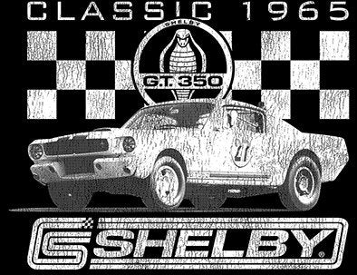 Carroll Shelby Classic 1965 Cobra 2-Sided Long Sleeve T-Shirt