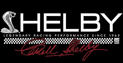 Carroll Shelby Cobra Strip Logo 2-Sided Long Sleeve T-Shirt