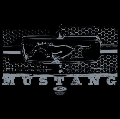 Ford Mustang Honeycomb Grille Long Sleeve T-Shirt
