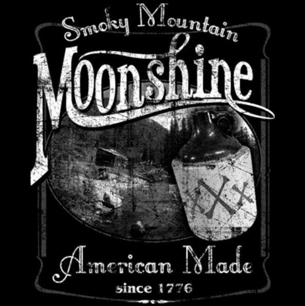 Smoky Mountain Moonshine Long Sleeve T-Shirt Tennessee Whiskey Since 1776