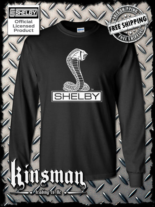 Shelby Cobra Long Sleeve T-Shirt Official Licensed Product Ford Mustang GT500