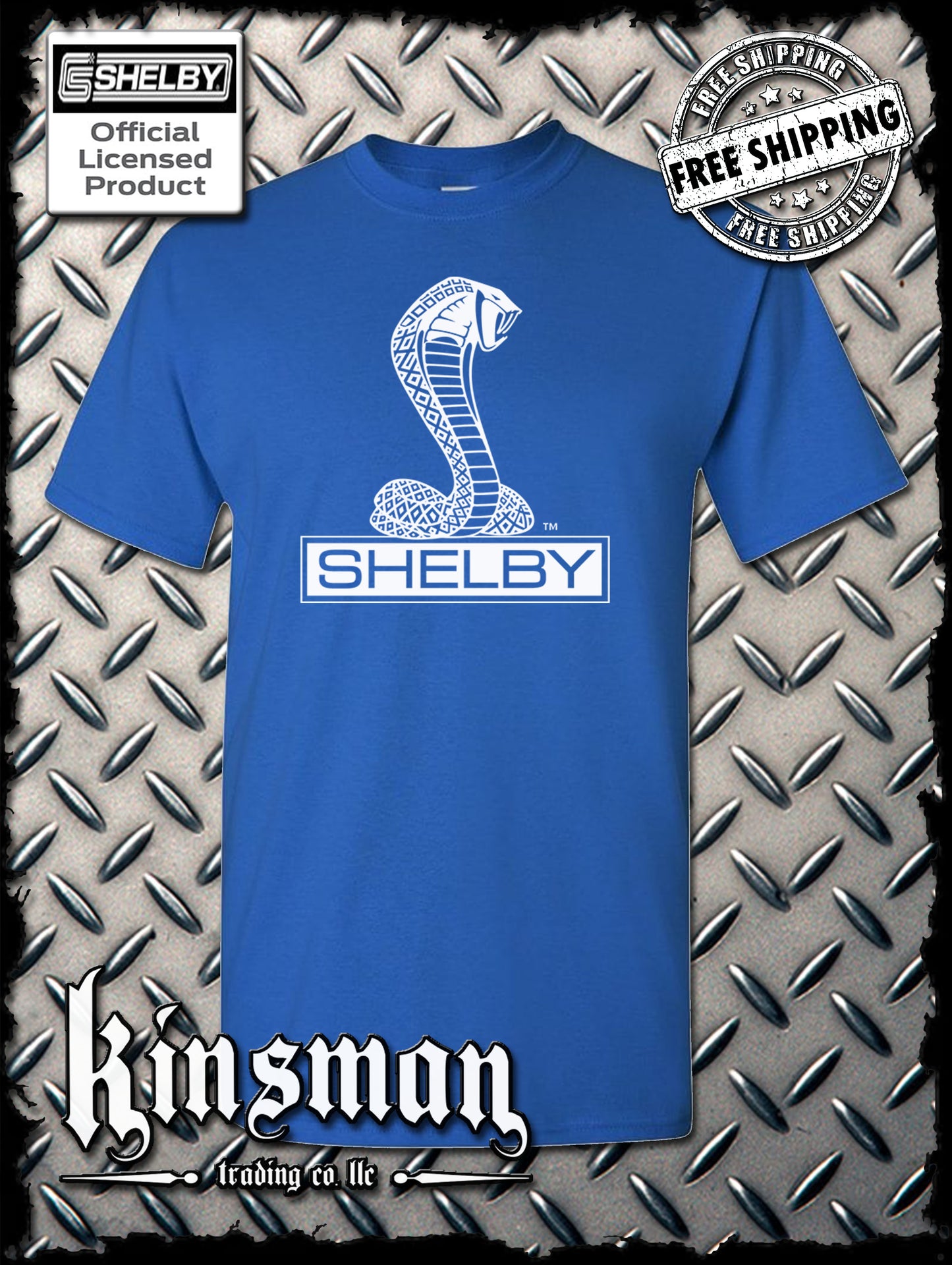 Shelby Cobra T-Shirt Official Licensed Product Ford Mustang GT500 Tee