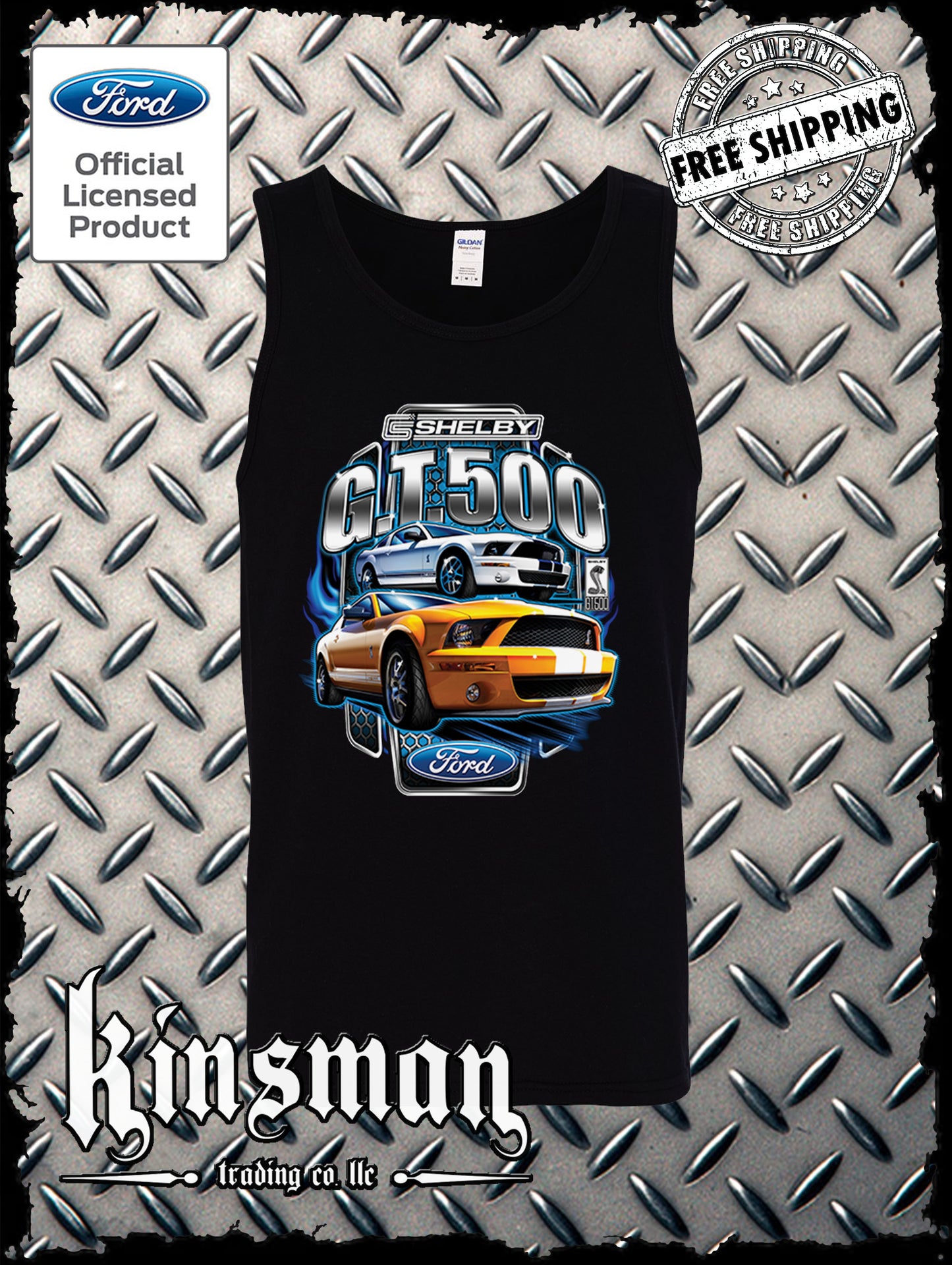 Ford / Shelby GT 500 Tank Top T-Shirt - Official Licensed Product