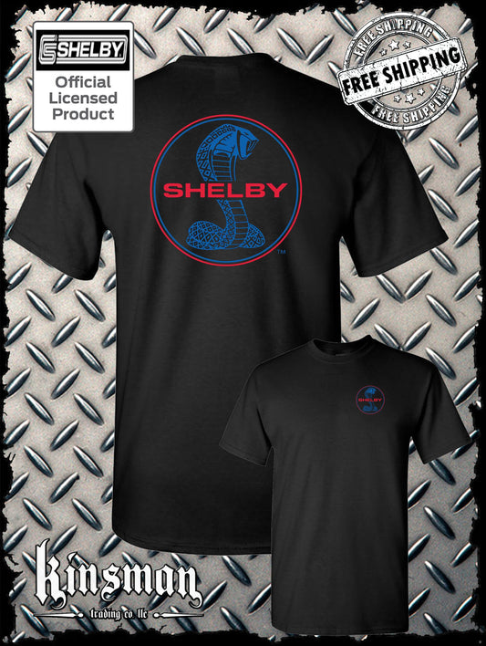 Shelby Cobra Round Logo 2 Sided T-Shirt Official Licensed Product