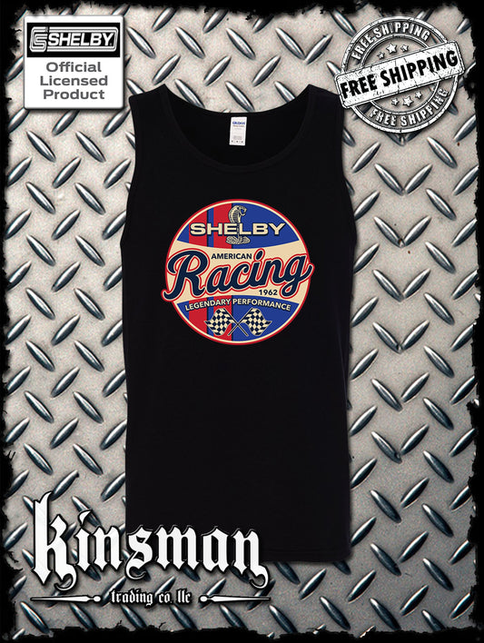 Carroll Shelby Racing Cobra Logo Tank Top T-Shirt