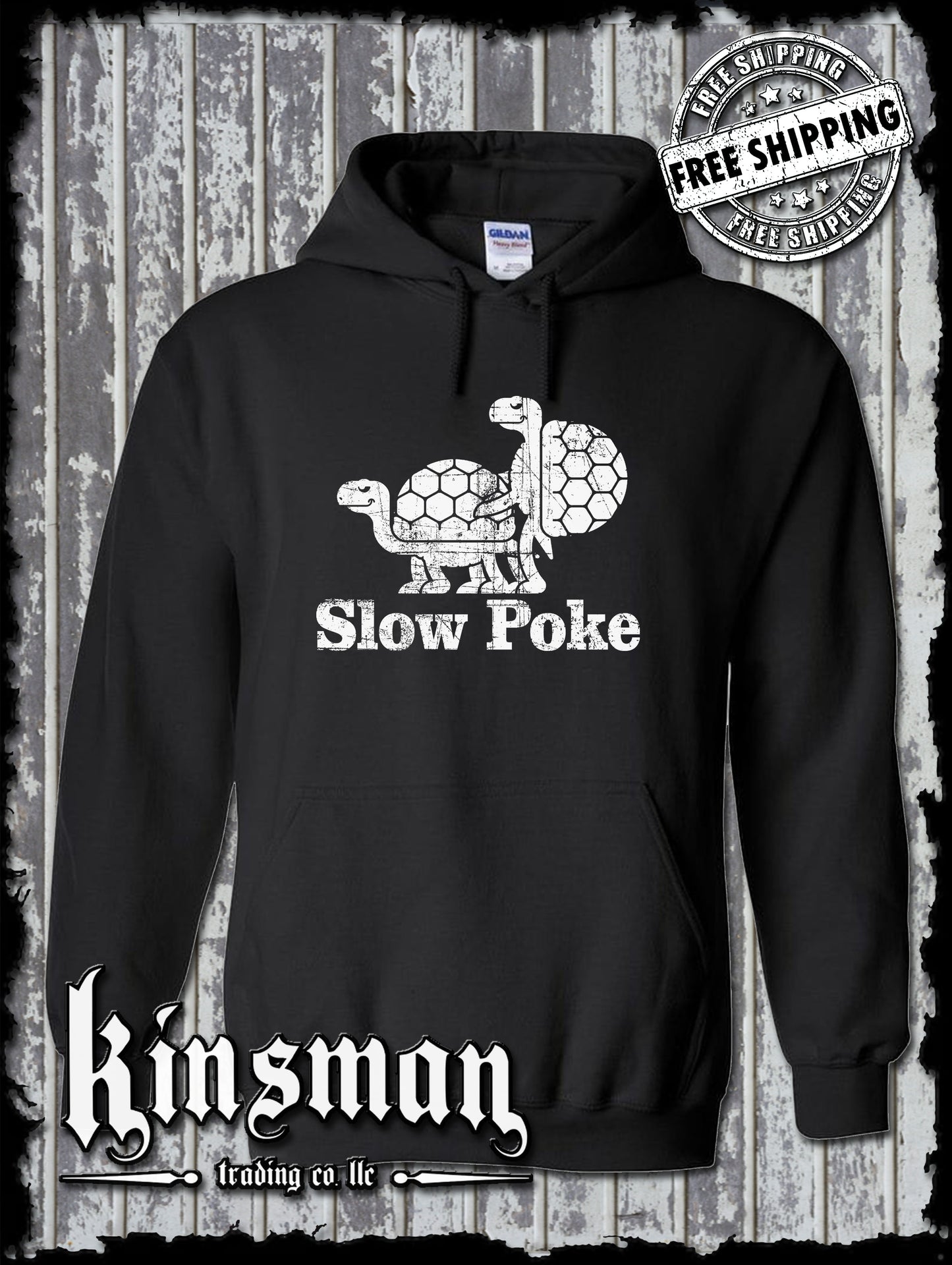 Slow Poke Funny Turtles Hoodie / Sweatshirt Adult Rude Vulgar Sarcastic Humor