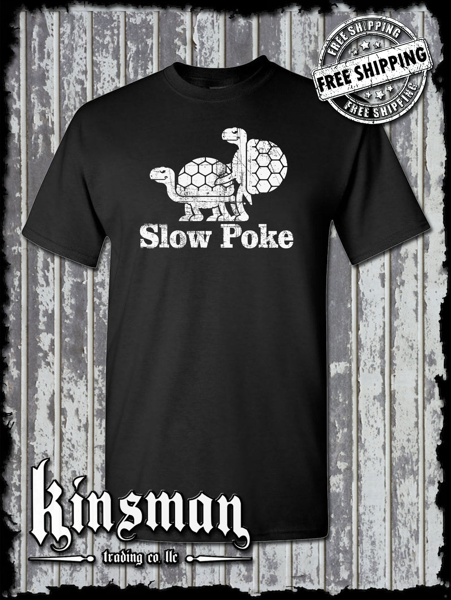 Slow Poke Funny Turtles T-Shirt / Adult Rude College Vulgar Sarcastic Humor