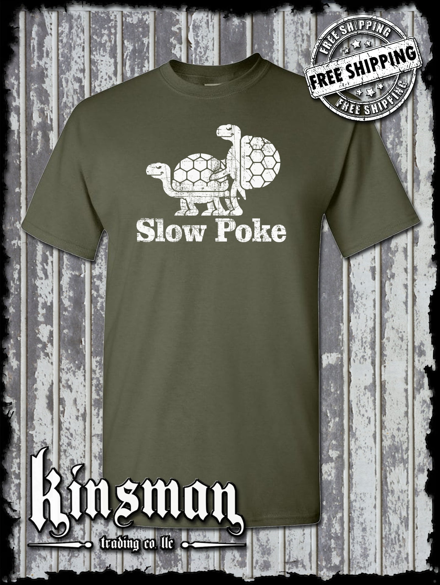 Slow Poke Funny Turtles T-Shirt / Adult Rude College Vulgar Sarcastic Humor