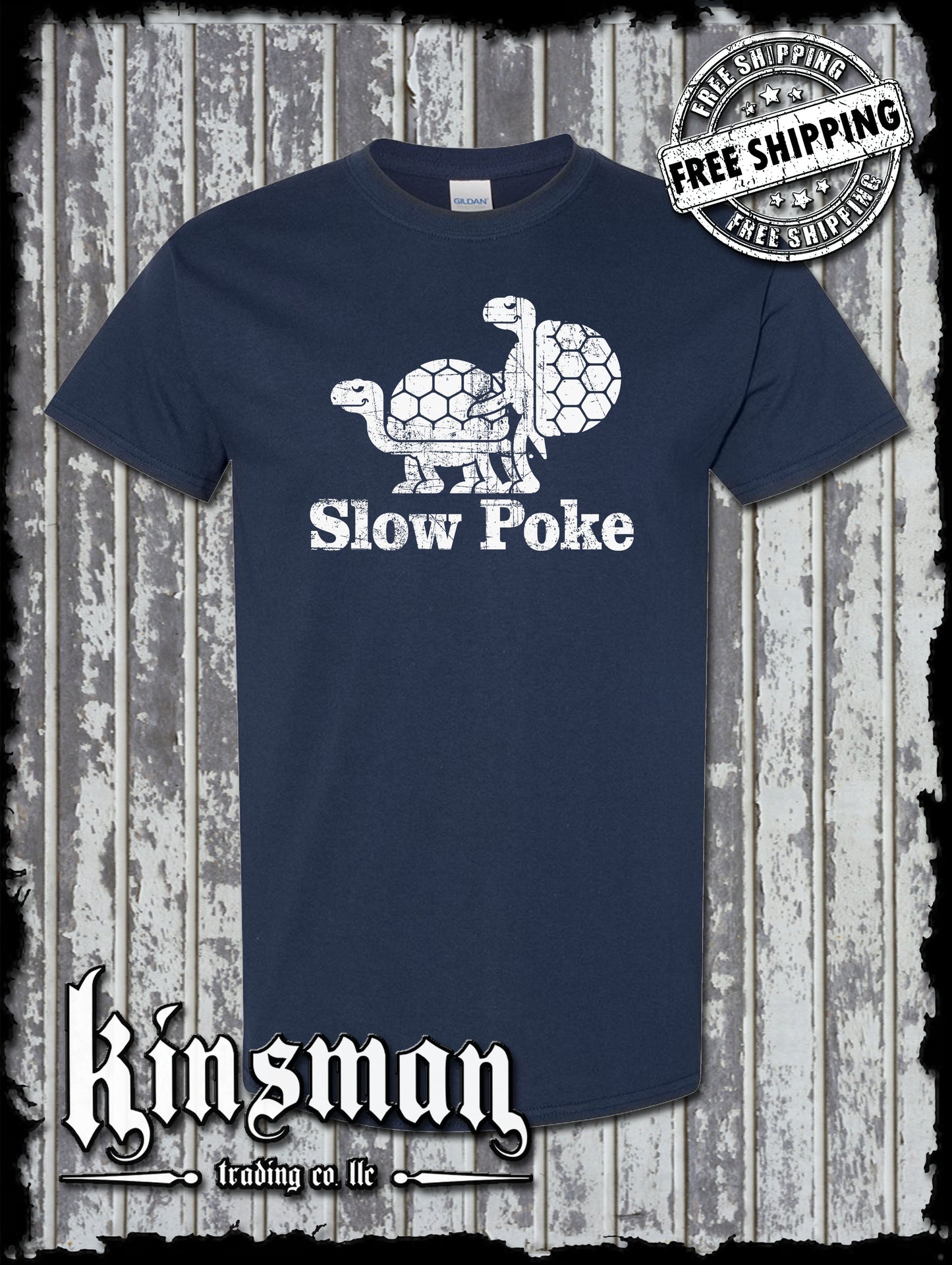 Slow Poke Funny Turtles T-Shirt / Adult Rude College Vulgar Sarcastic Humor
