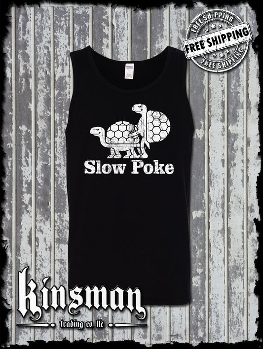 Slow Poke Funny Turtles Tank Top T-Shirt / Adult Rude Vulgar Sarcastic Humor
