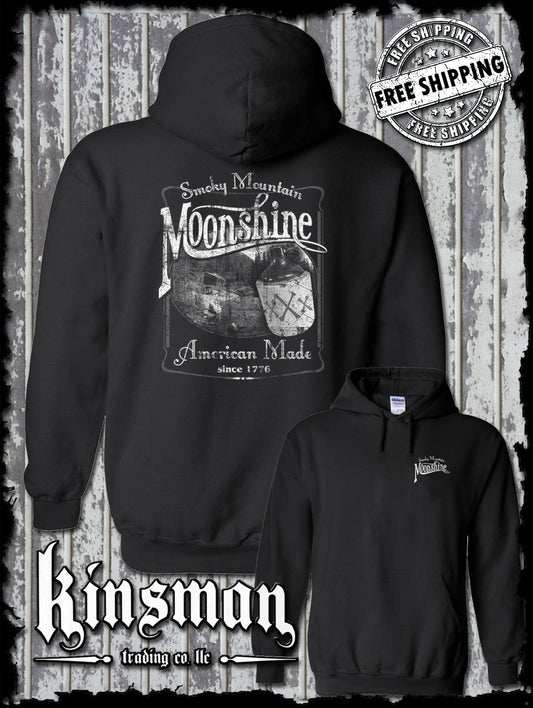 Smoky Mountain Moonshine Hoodie Tennessee Whiskey Since 1776